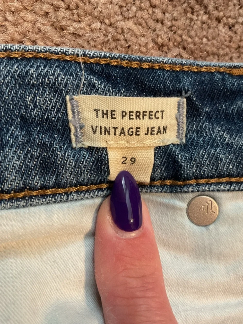 Madewell Straight-Leg Women’s The Perfect Vintage Jean
